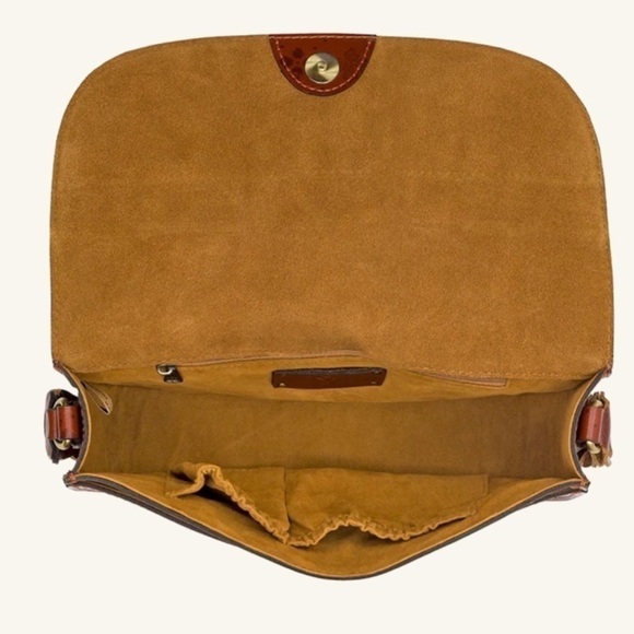 Patricia Nash Chelsea Chainlink Crossbody Signature Floret Print Minimal… - Picture 6 of 13